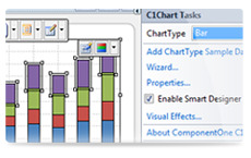 ComponentOne Studio for WinForms 更智能的設計時技術